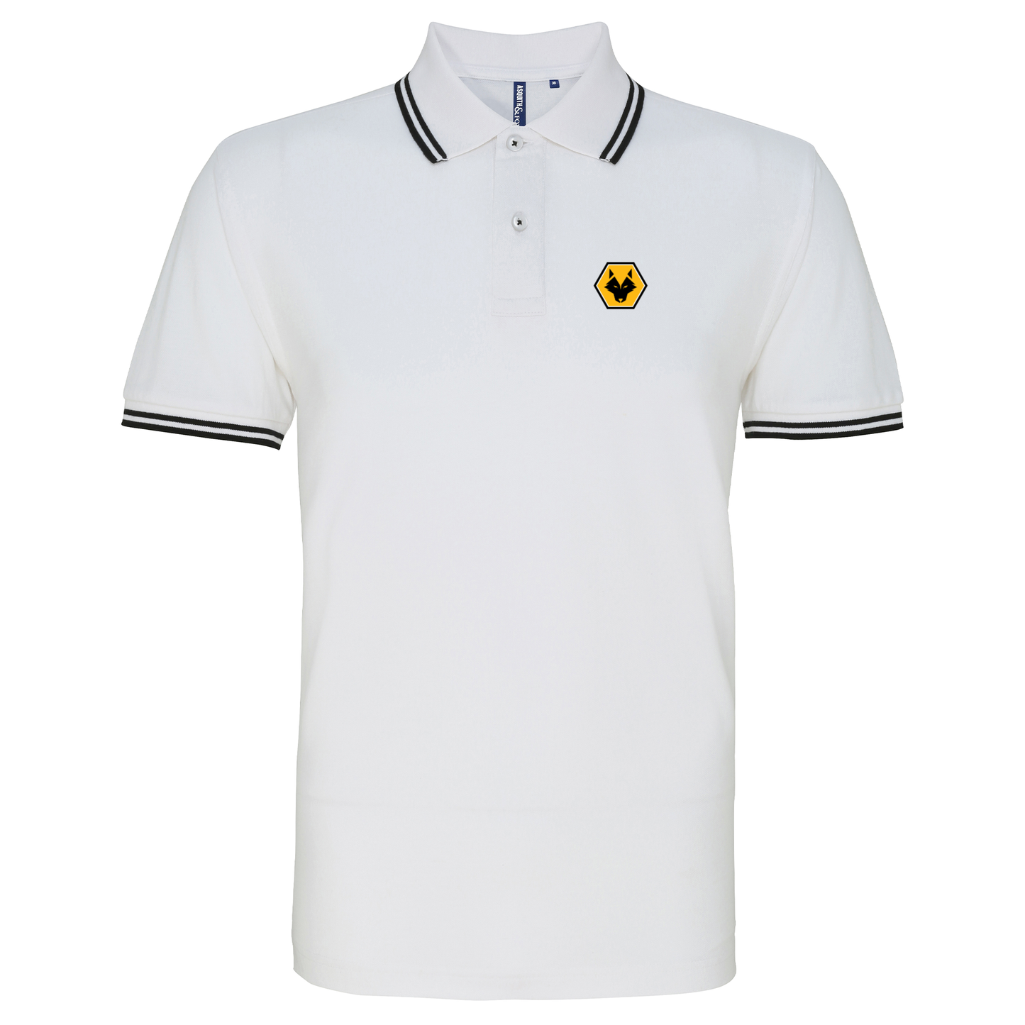 Wolves Mens Tipped Polo Shirt