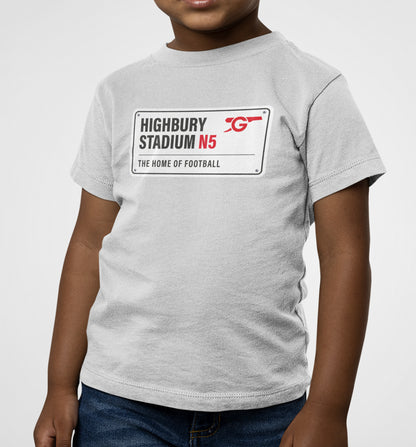 Gunners Road Sign Children's T-Shirt