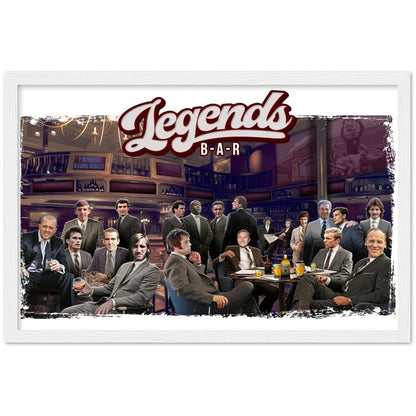 West Ham Legends Bar Framed Print