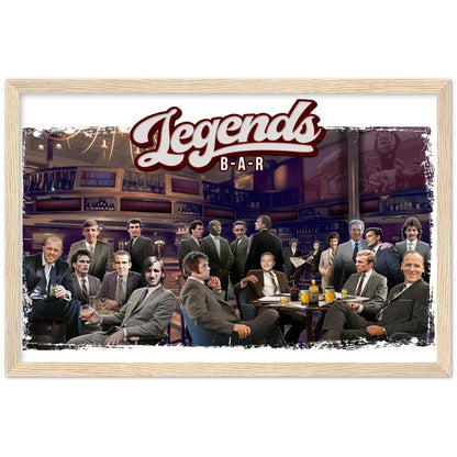 West Ham Legends Bar Framed Print